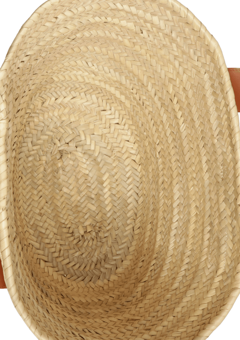 MEDIUM RAFFIA BASKET BAG