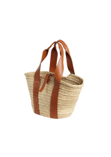 MEDIUM RAFFIA BASKET BAG