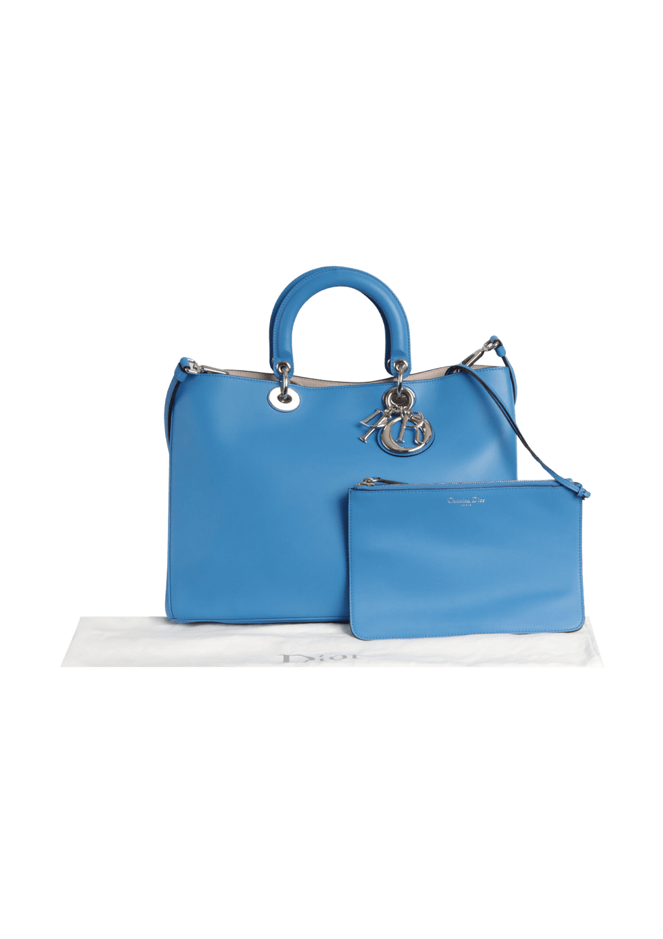 バッグ christianDior BOLSA CHRISTIAN DIOR CALFSKIN DIORISSIMO TOTE AZUL ORIGINAL – Gringa