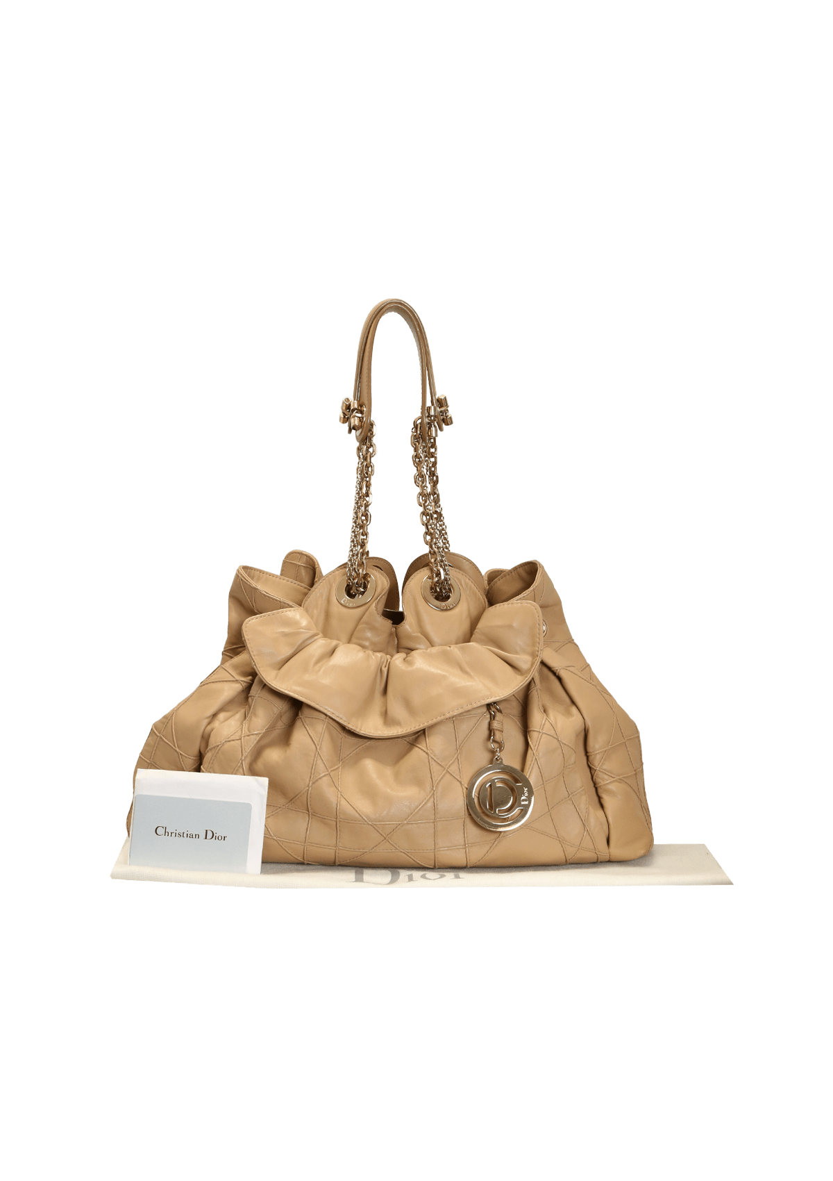 BOLSA CHRISTIAN DIOR CANNAGE LE TRENTE BAG BEGE ORIGINAL Gringa