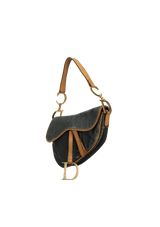 DENIM SADDLE BAG