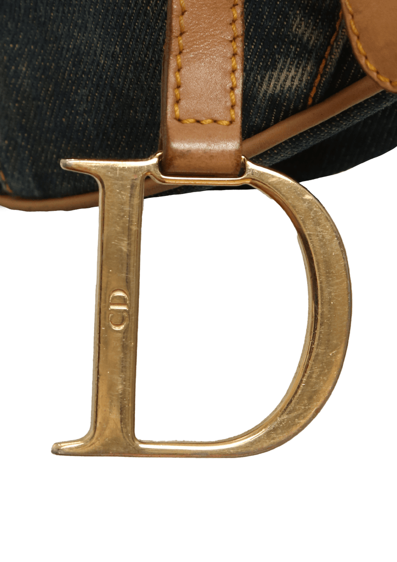 DENIM SADDLE BAG