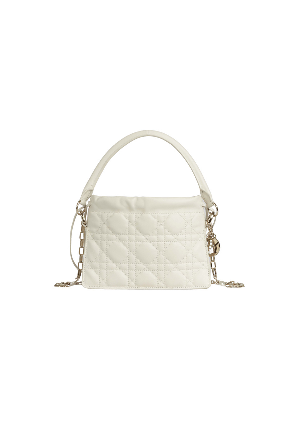 BOLSA CHRISTIAN DIOR LADY DIOR MILLY MINI BRANCO ORIGINAL – Gringa