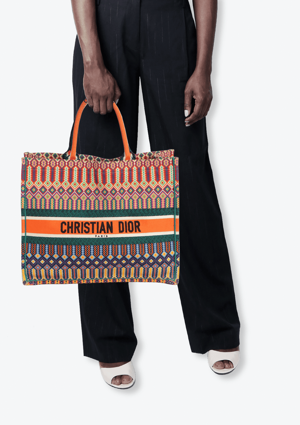 BOLSA CHRISTIAN DIOR LARGE DIOR BOOK TOTE ESTAMPADO ORIGINAL – Gringa