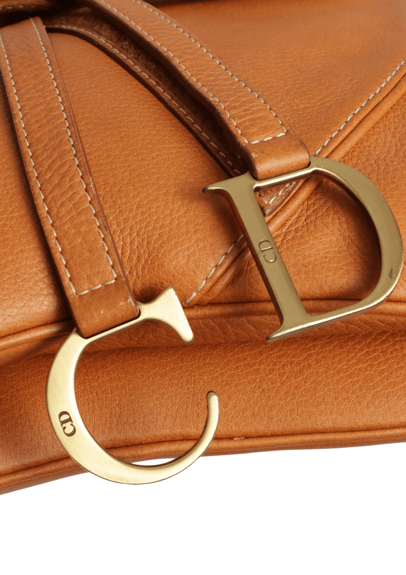 LEATHER DOUBLE SADDLE BAG