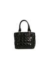 MEDIUM CANNAGE SOFT LADY DIOR PATENT LEATHER