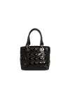 MEDIUM CANNAGE SOFT LADY DIOR PATENT LEATHER