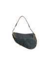 MEDIUM DENIM SADDLE BAG