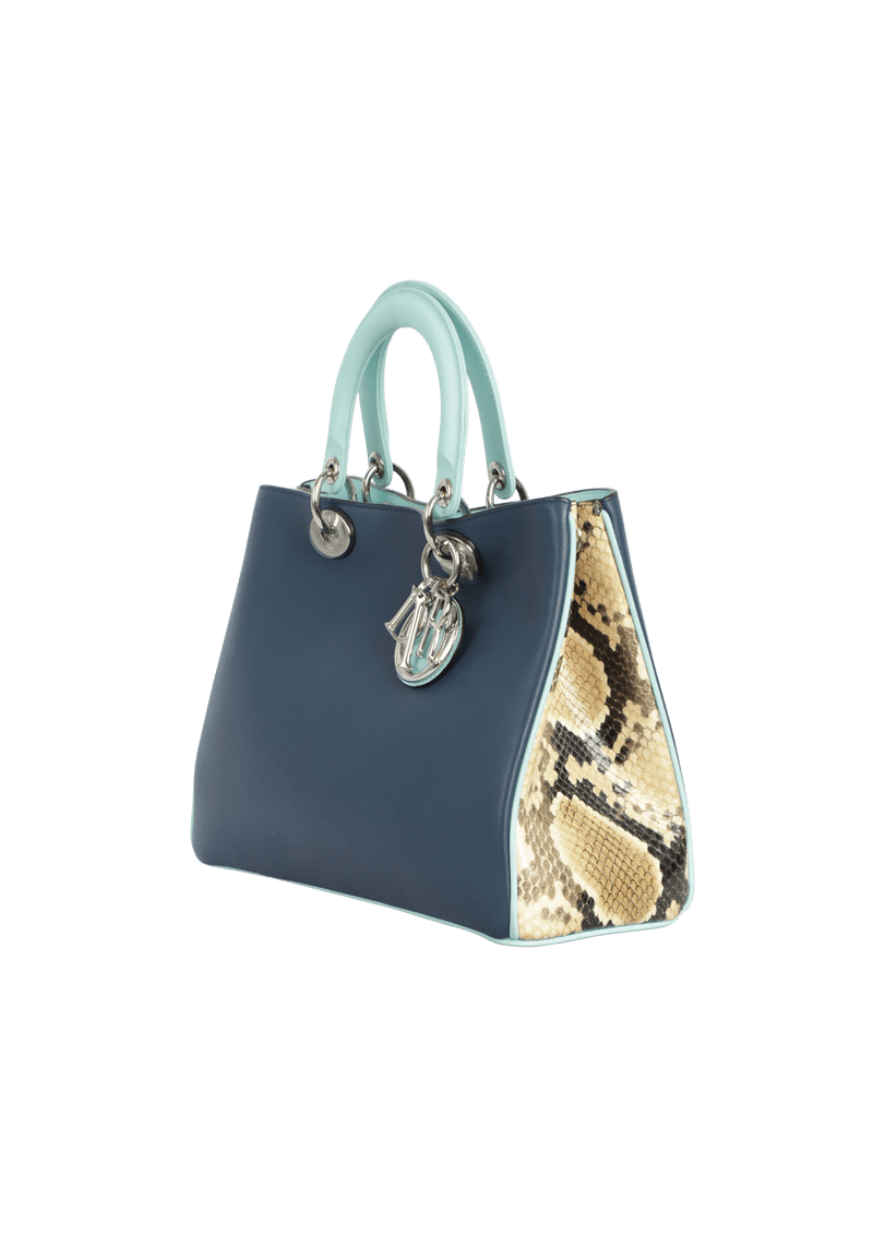 MEDIUM PYTHON DIORISSIMO TOTE