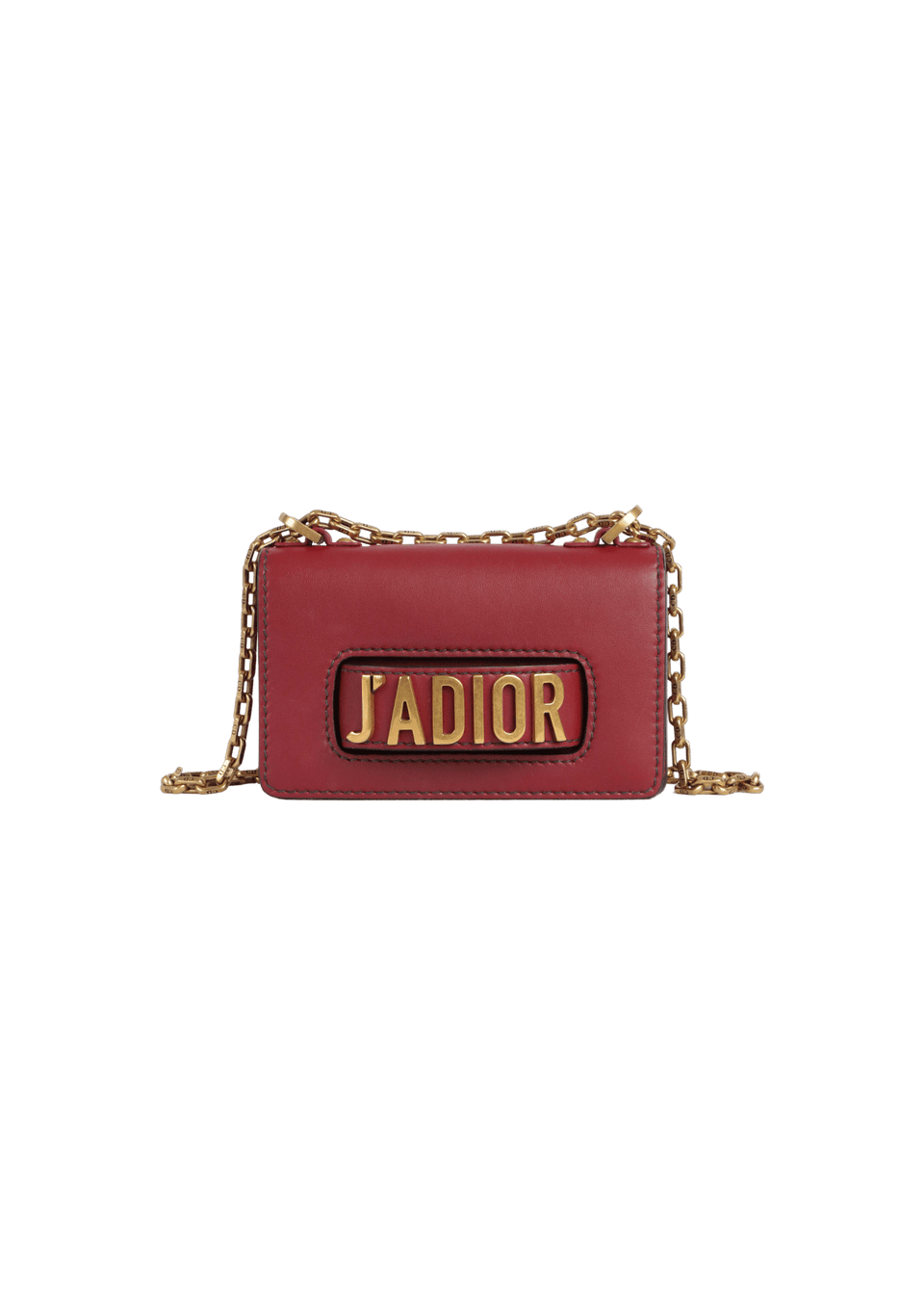 BOLSA CHRISTIAN DIOR MINI J'ADIOR FLAP BAG VINHO ORIGINAL – Gringa