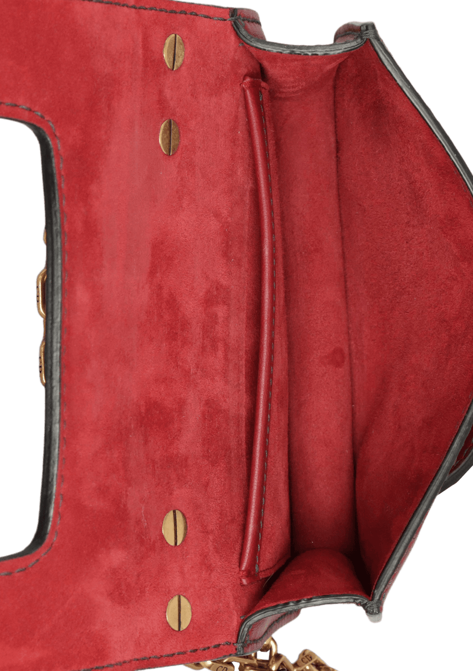 BOLSA CHRISTIAN DIOR MINI J'ADIOR FLAP BAG VINHO ORIGINAL – Gringa