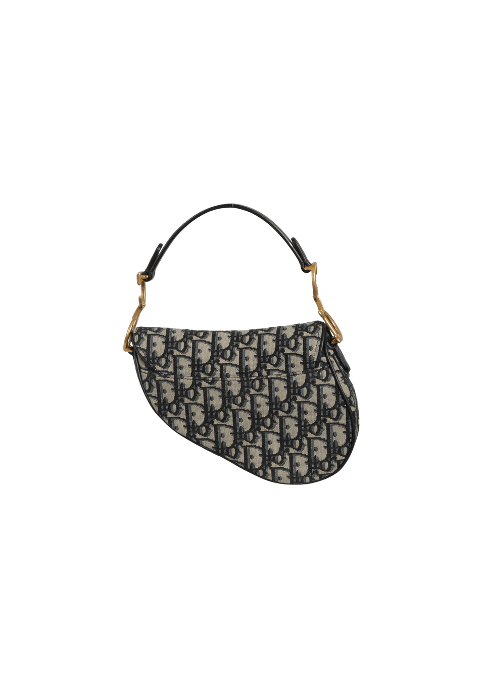 BOLSA CHRISTIAN DIOR OBLIQUE SADDLE BAG AZUL ORIGINAL – Gringa
