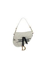 PERFORATED OBLIQUE SADDLE BAG + STRAP