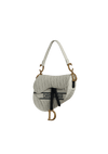 PERFORATED OBLIQUE SADDLE BAG + STRAP