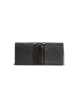 PYTHON LADY DIOR CLUTCH