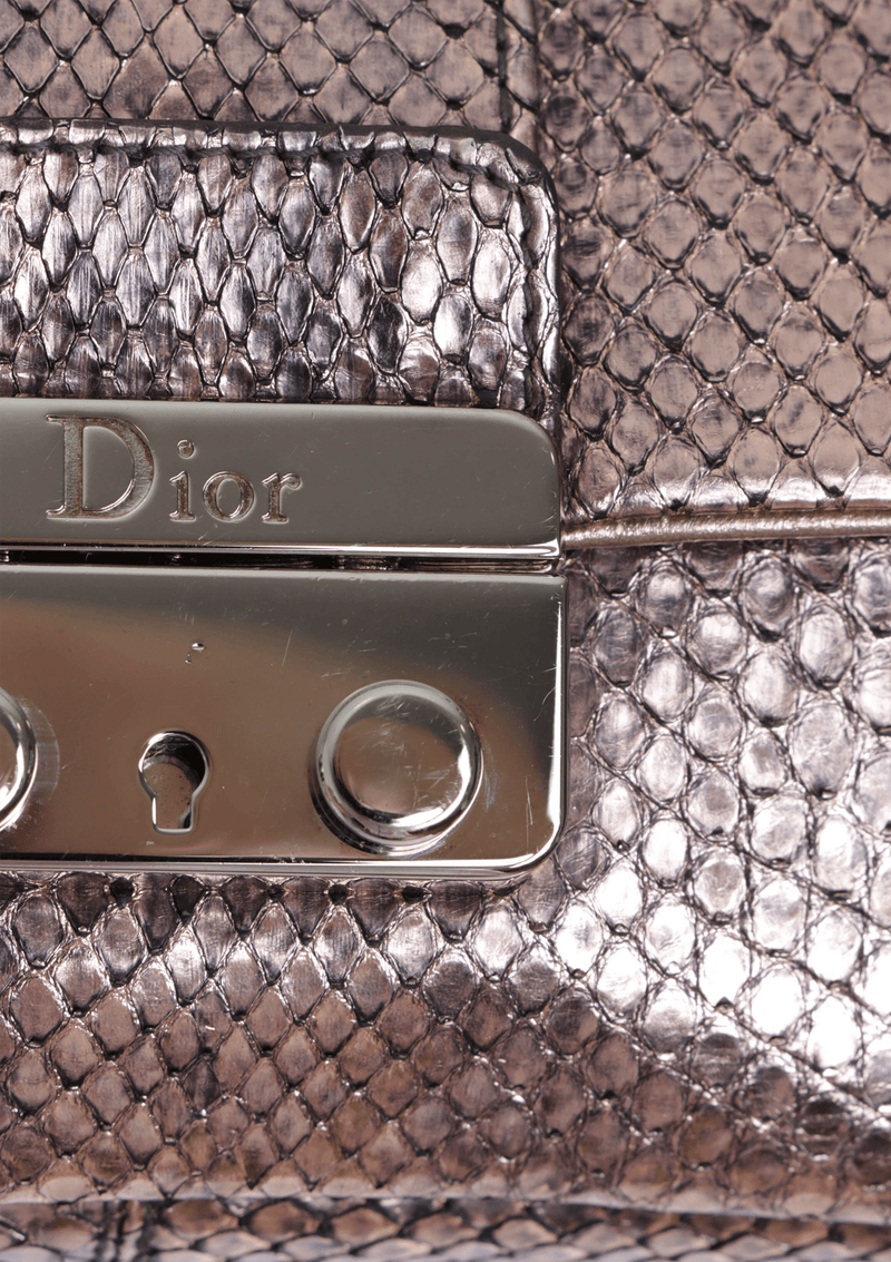 PYTHON MISS DIOR WALLET ON CHAIN