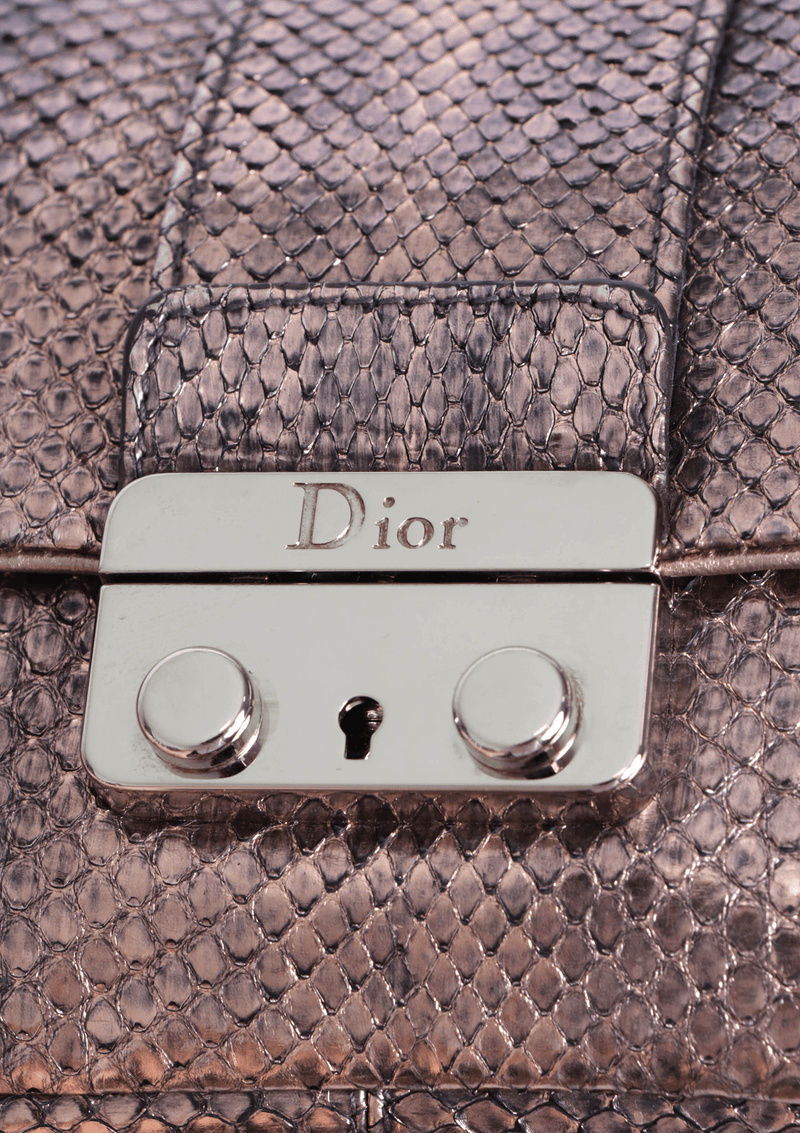 PYTHON MISS DIOR WALLET ON CHAIN