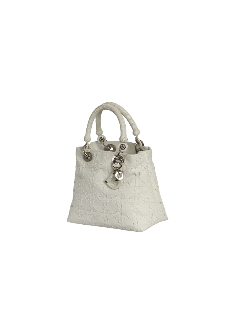 SMALL SOFT STITCH E/W LADY DIOR