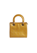 STITCH PATENT LADY DIOR MEDIUM