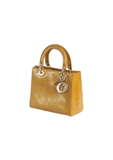 STITCH PATENT LADY DIOR MEDIUM