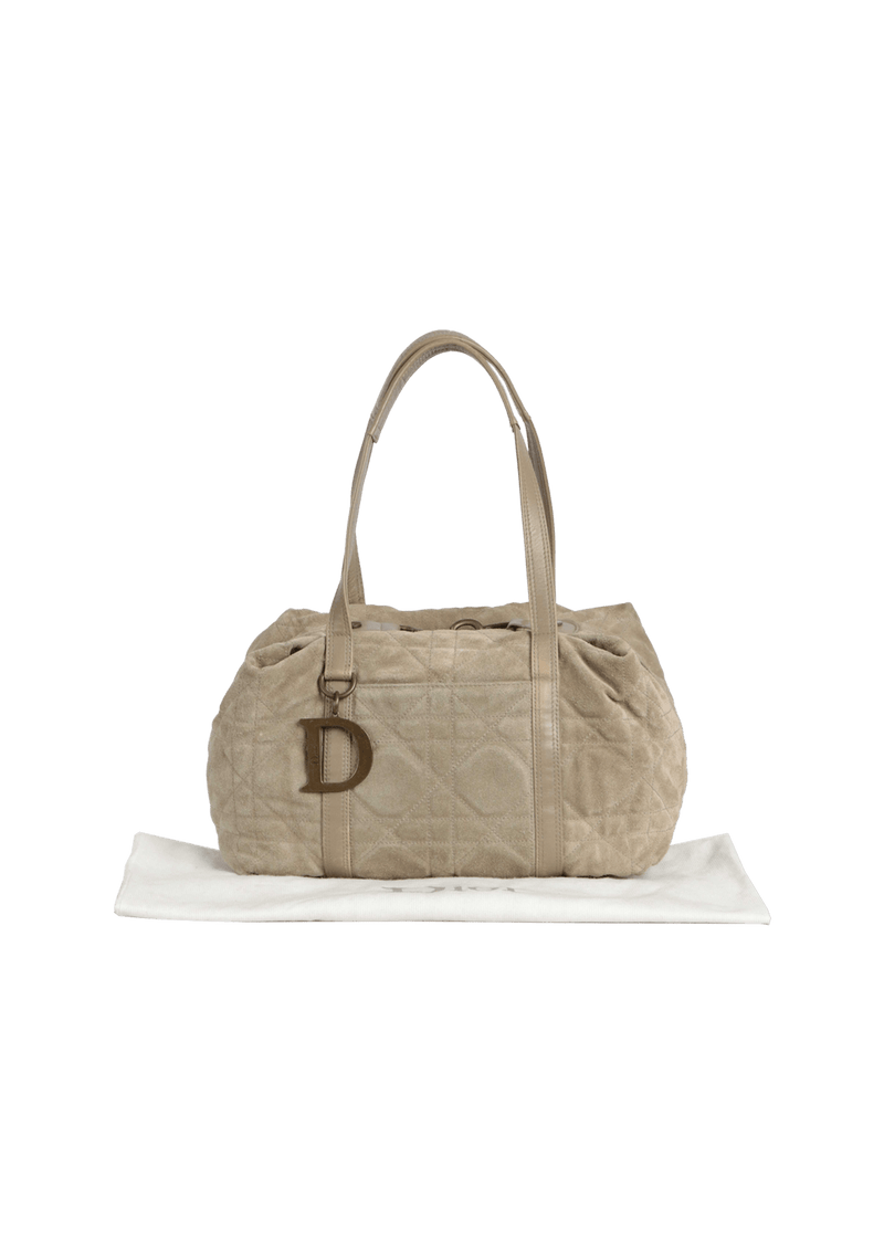 SUEDE CANNAGE POLOCHON BAG