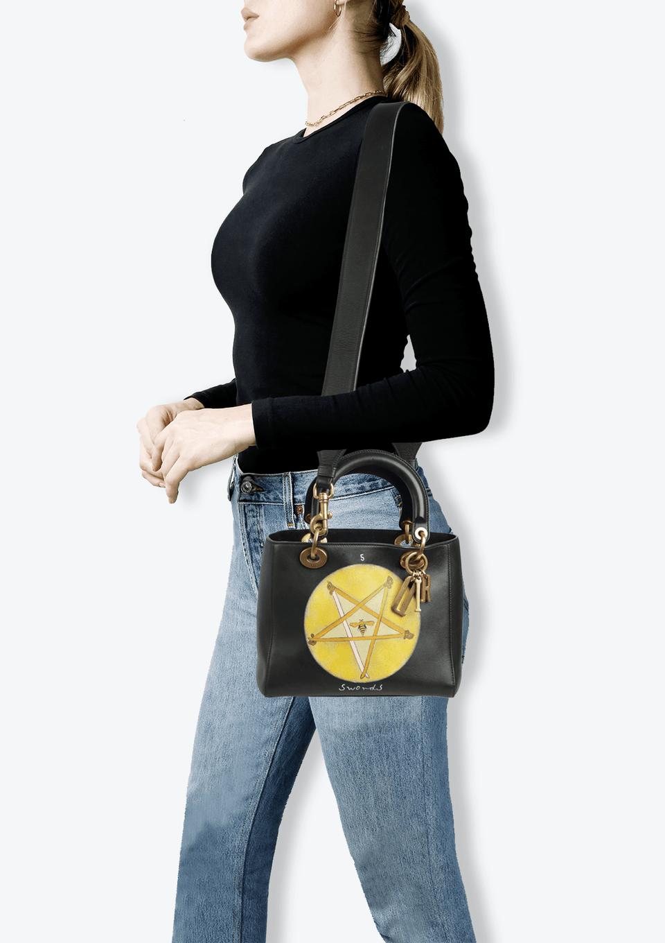BOLSA CHRISTIAN DIOR SWORDS MOTHERPIECE TAROT LADY DIOR MEDIUM