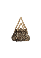 LEOPARD PRINT YOYO CLUTCH BAG