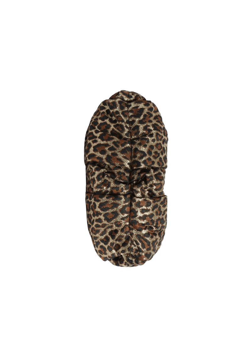 LEOPARD PRINT YOYO CLUTCH BAG