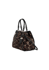 ANIMAL PRINT SATCHEL BAG