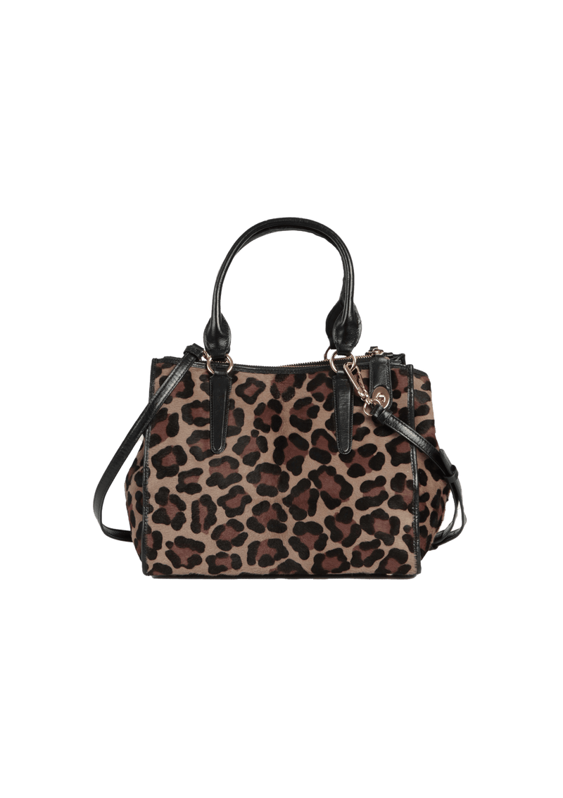 ANIMAL PRINT SATCHEL BAG