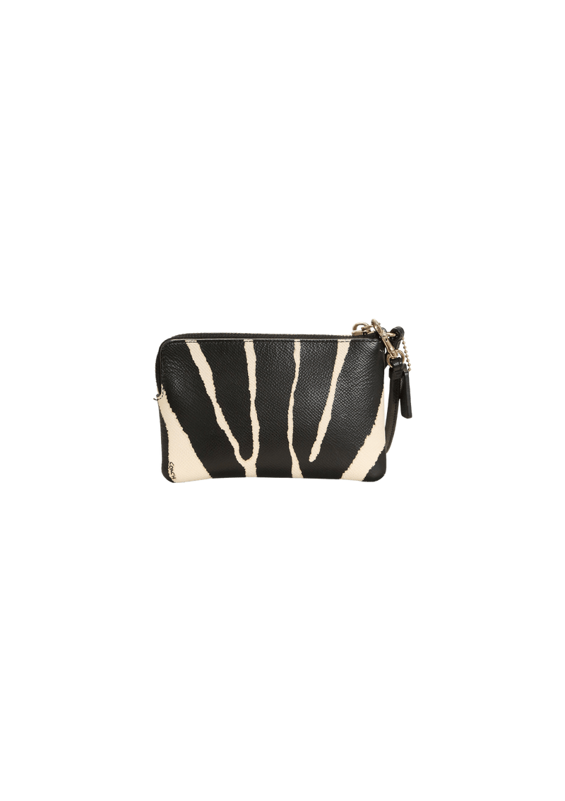 ANIMAL PRINT WRISTLET POUCH