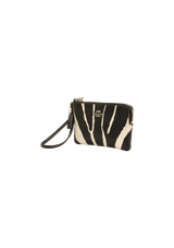 ANIMAL PRINT WRISTLET POUCH