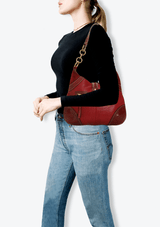 HAMPTON STITCHED HOBO BAG