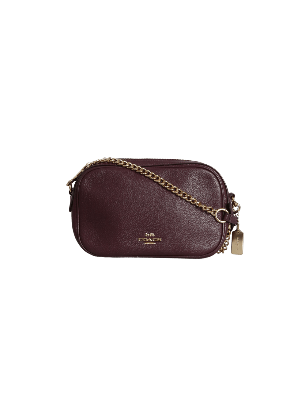 BOLSA COACH LEATHER CAMERA BAG VINHO ORIGINAL – Gringa