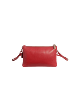 LEATHER DOUBLE ZIP BAG