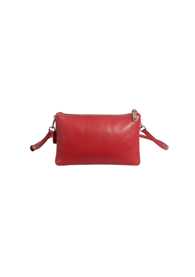 LEATHER DOUBLE ZIP BAG