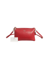 LEATHER DOUBLE ZIP BAG