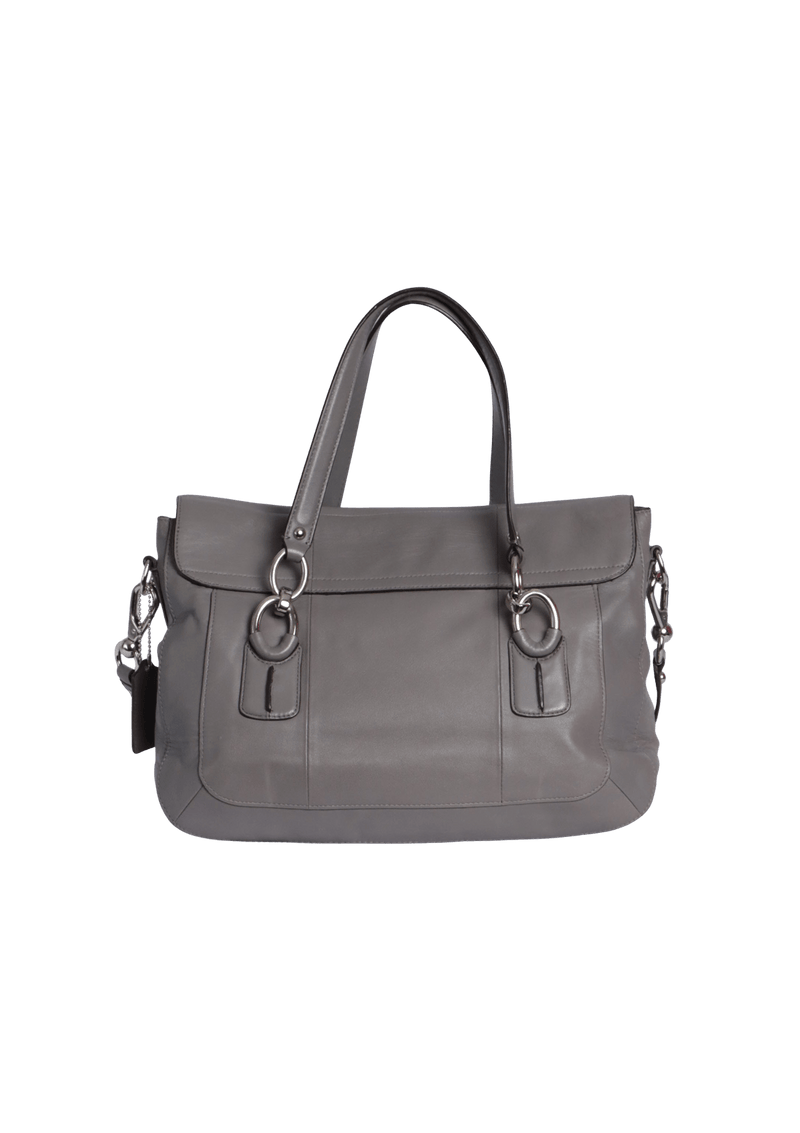 LEATHER SATCHEL BAG