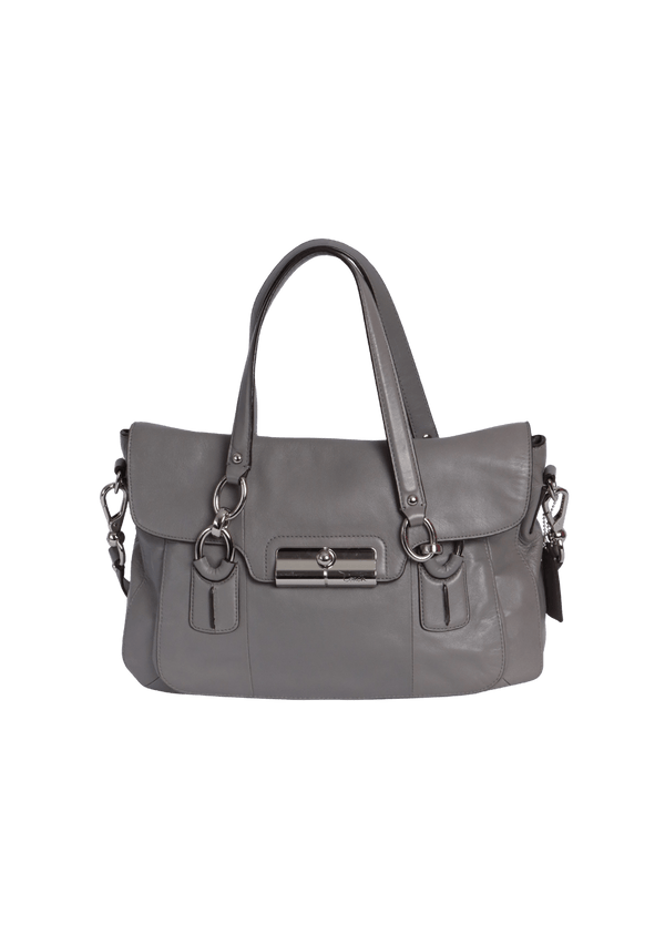 LEATHER SATCHEL BAG