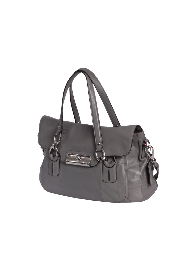 LEATHER SATCHEL BAG