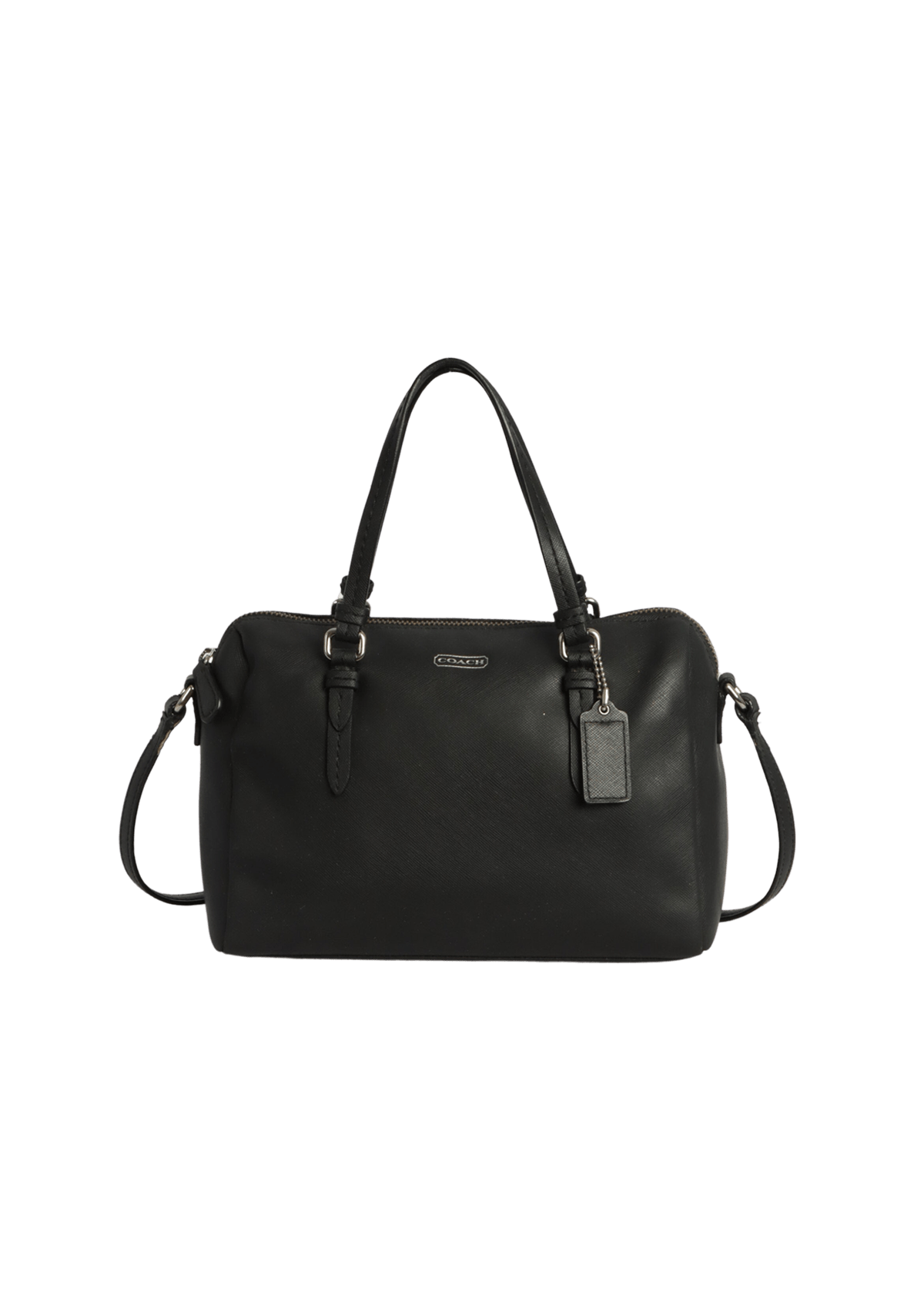 バッグ COACH 5266 Leather Satchel Shoulder Bag Vintage Coach 5266 Beekman Black Leather Messenger Bag Attaché