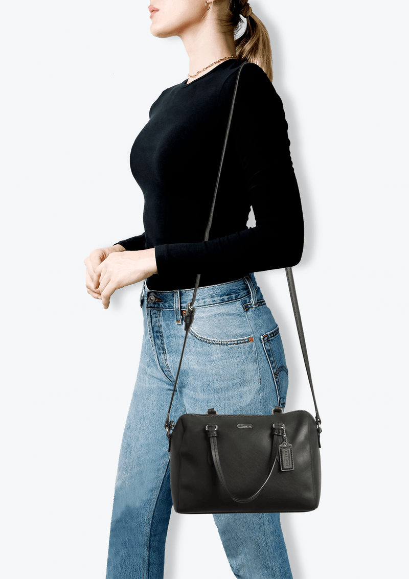 LEATHER SATCHEL BAG