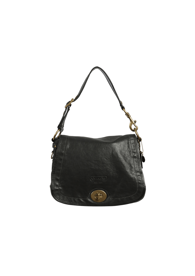 LEATHER SHOULDER BAG