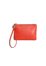 LEATHER WRISTLET