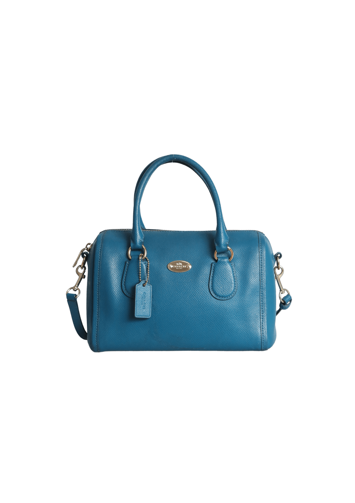 バッグ Mini Coach BOLSA COACH MINI BENNETT SATCHEL AZUL ORIGINAL – Gringa