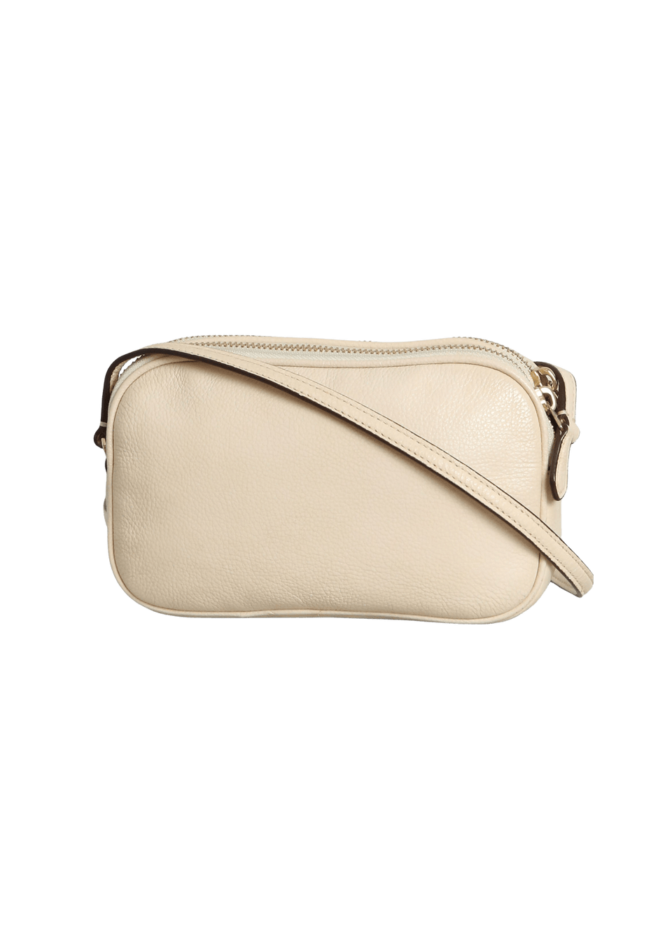 BOLSA COACH PEBBLED LEATHER CROSSBODY POUCH OFF WHITE ORIGINAL