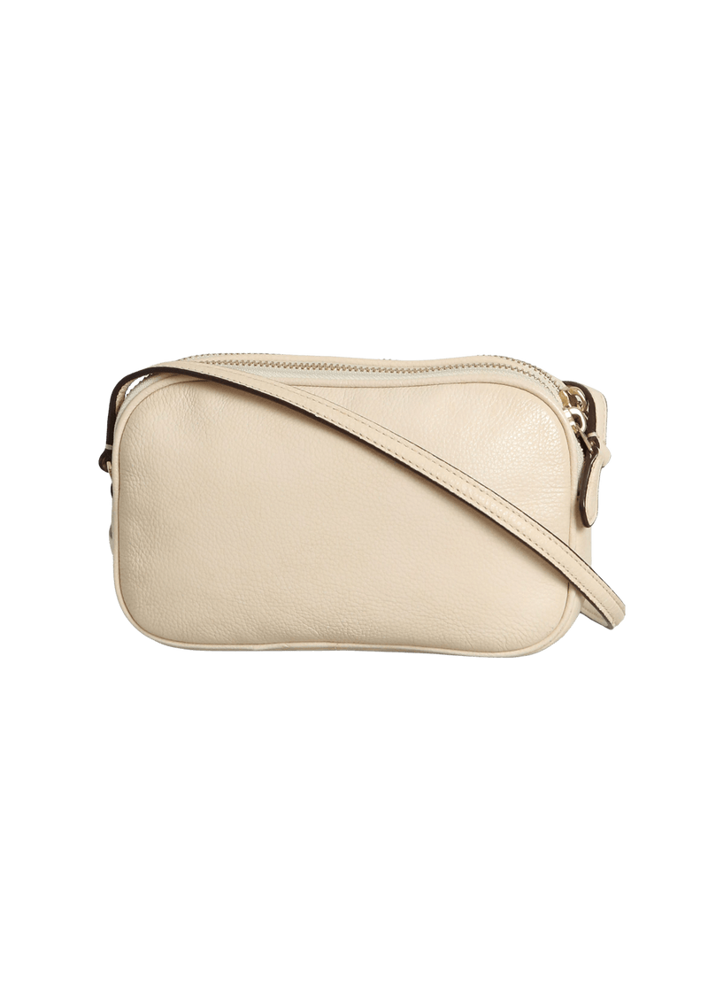 PEBBLED LEATHER CROSSBODY POUCH