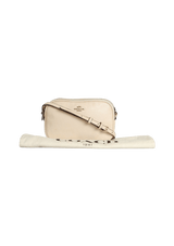 PEBBLED LEATHER CROSSBODY POUCH