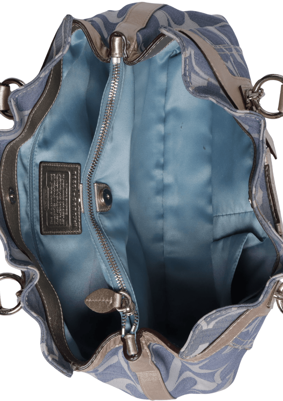 BOLSA COACH SIGNATURE PENELOPE SHOULDER BAG AZUL ORIGINAL â Gringa BOLSA COACH SIGNATURE PENELOPE SHOULDER BAG AZUL ORIGINAL â Gringa