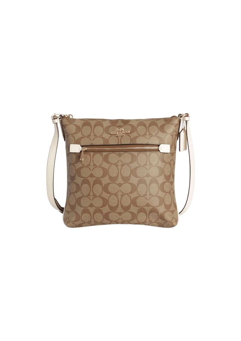 SIGNATURE ROWAN FILE CROSSBODY BAG